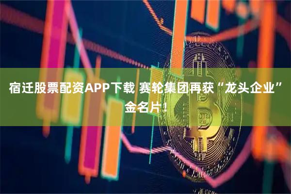 宿迁股票配资APP下载 赛轮集团再获“龙头企业”金名片！